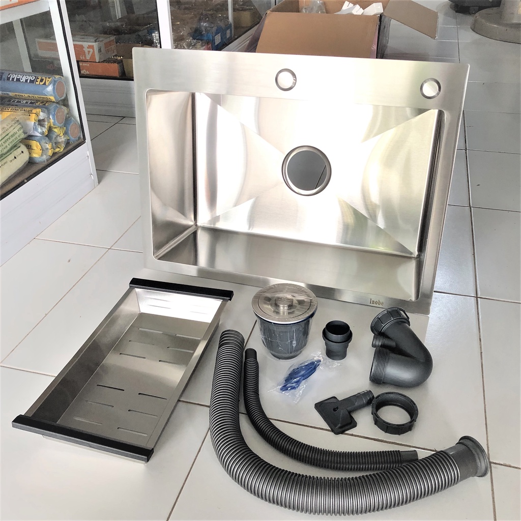 BAK CUCI PIRING VENEPRO A, INOBE & BONUCCI/ KITCHEN SINK / TEMPAT CUCI PIRING STAINLESS SATU LUBANG