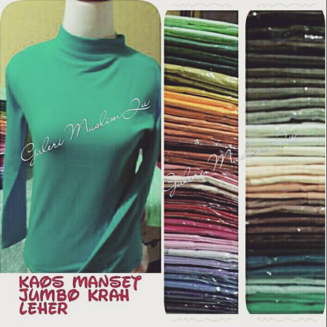 MANSET KAOS JUMBO BERKERAH  / DALAMAN KAOS / INNER KAOS JUMBO BERKERAH