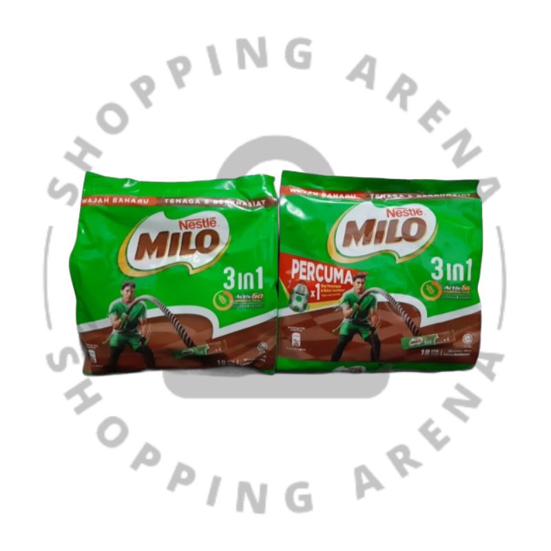 

Susu Milk MILO 3 in 1 Original asli Malaysia Import Milk Milo Susu Coklat Murah 18 Stick Halal