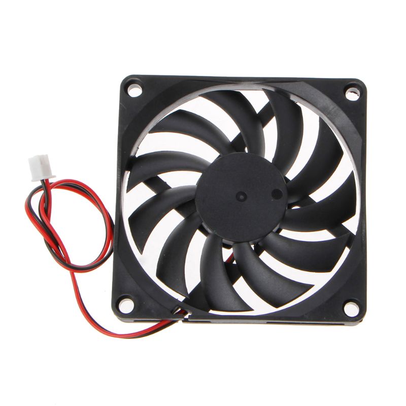 Gro 8010 CPU / GPU Cooling Fan Laptop Cooler Cooling Pad Slim Portable for DC 24V 2Pin