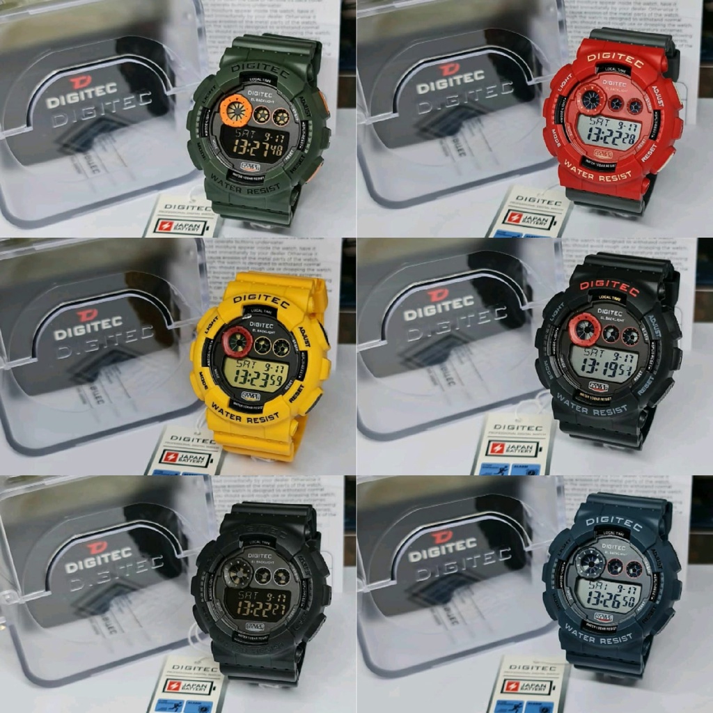 PENGIRIMAN INSTANT - JAM TANGAN PRIA SPORT DIGITEC DG 5021 / DG-5021 / DG5021 ORIGINAL