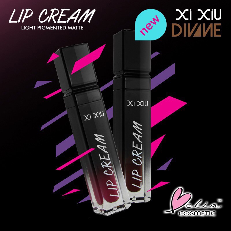 ❤ BELIA ❤ Xi Xiu Divine Lip Cream Light Pigmented Matte | Lipcream BPOM XIXIU Mate