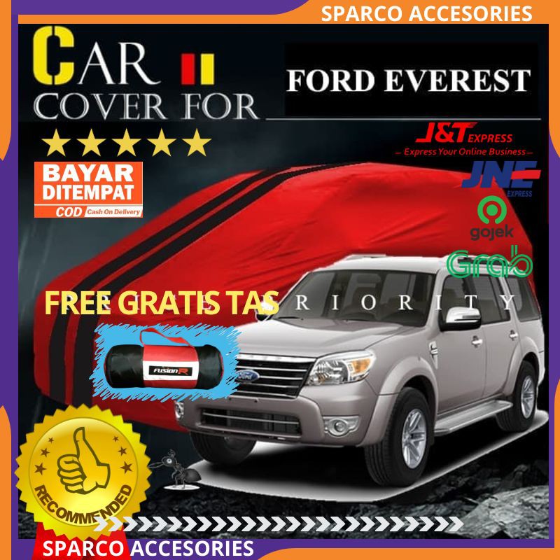 BODY COVER FORD EVEREST COVER MOBIL FORD EVEREST WATERPROOF COVER SARUNG SELIMUT MOBIL FORD
