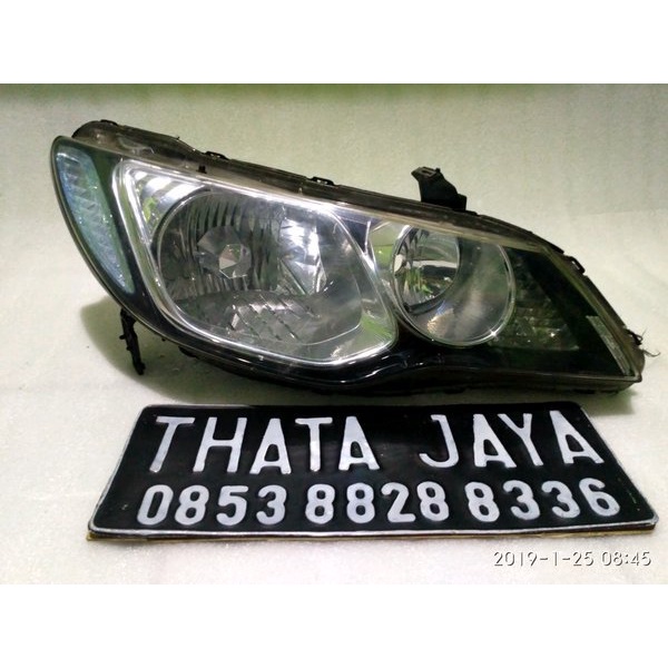 lampu depan headlamp honda civic headlamp civic fd 2008 2009