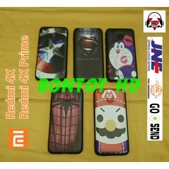 G517Case xiaomi redmi 4x prime casing motif gambar original soft case redmi4x