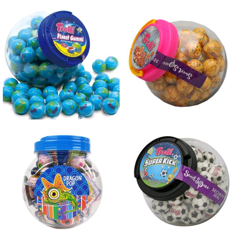 

Trolli Planet Gummy/Soccer Ball/Stella Ball/Dragon Eye/Permen Korea/Trolli Jelly