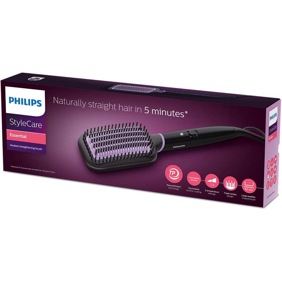 PHILIPS STYLECARE SISIR ELEKTRIK BHH880 PELURUS RAMBUT DENGAN PEMANAS HEATED STRAIGHTENING BHH 880