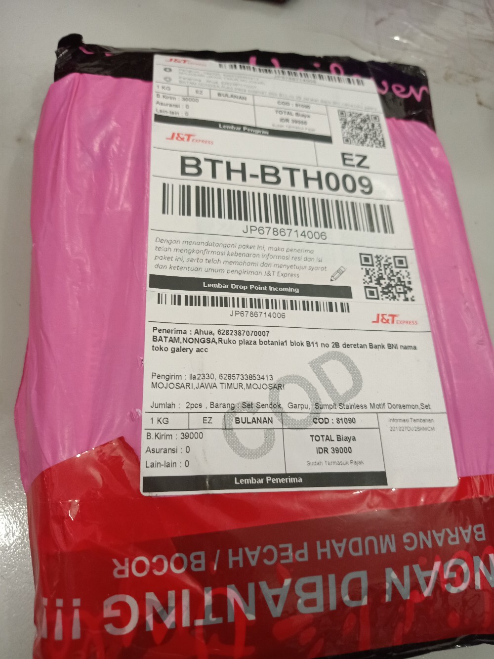 Set Sendok, Garpu, Sumpit Doraemon