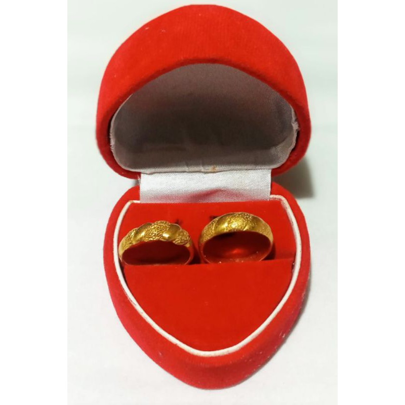 Cincin Kawin Emas 24K kadar 99.9% Couple original asli Limited Edition Termurah