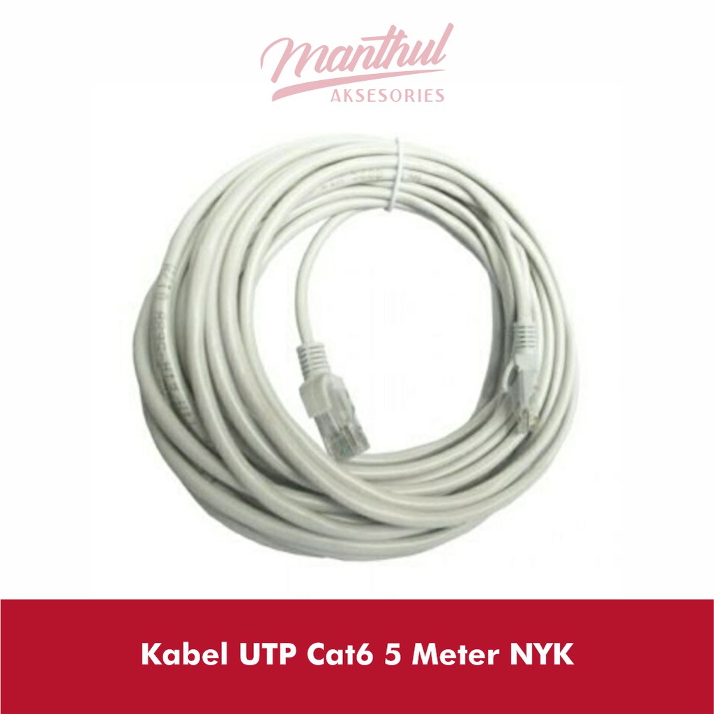 Kabel UTP Cat6 5 Meter NYK Indoor