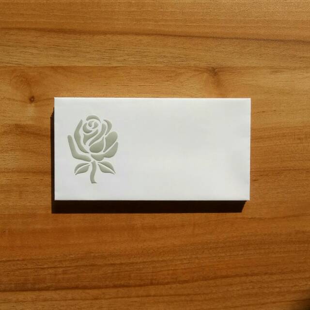 

Angpao Polos Putih Bunga / Angpao Wedding / Angpao Embossed