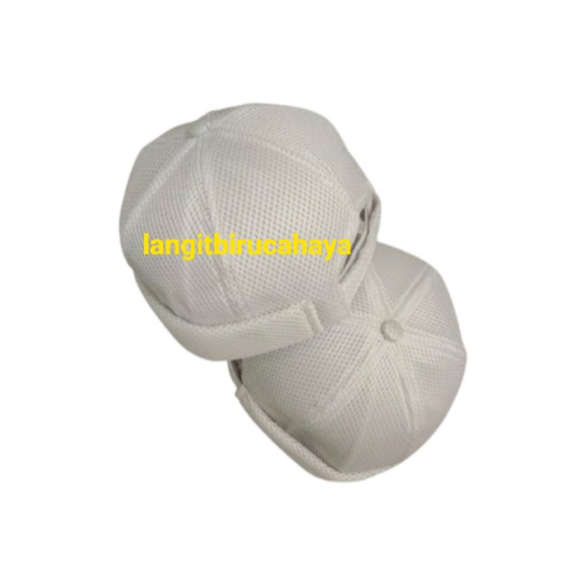 Miki Hat Jaring Putih Topi Ustadz Kekinian