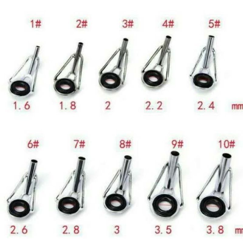 Ring Ujung Joran Spinning Antena Telescopic MKAT