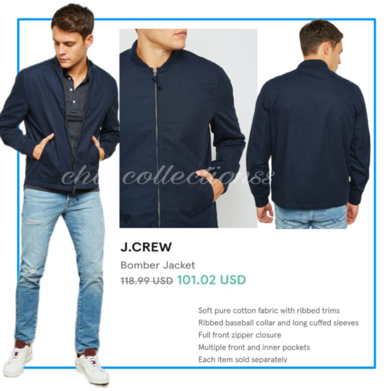 J Crew Bomber Jacket