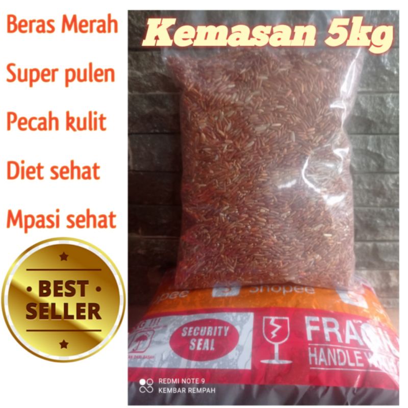 

Beras merah pecah kulit / sosoh 5 kg