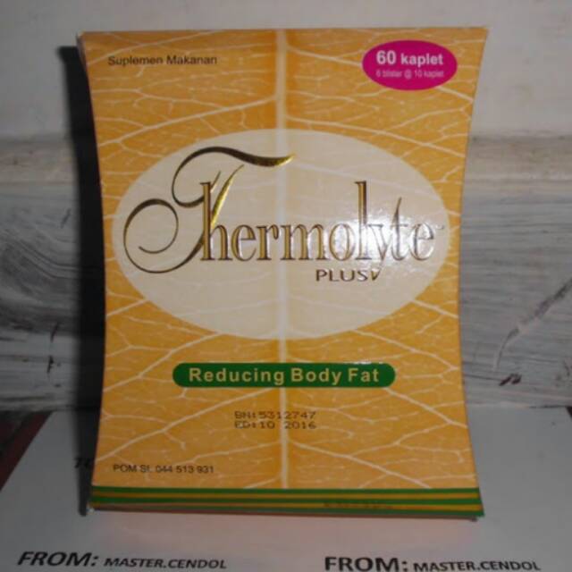 Thermolyte Plus Obat Diet Pelangsing, Anti Obestitas penurun berat badan
