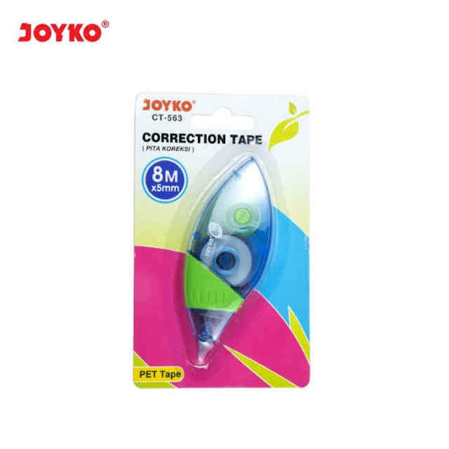 

Tipex Penghapus Kertas CT 563 / Correction Tape Joyko 8 Meter