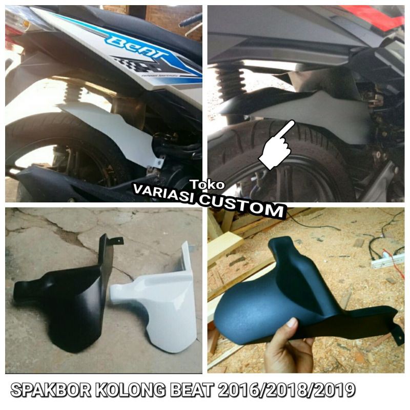 Hungger beat esp /2017 /18 /19 Aksesoris Variasi Custom Spakbor Sepakbor belakang