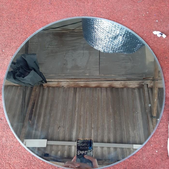 Kaca cermin bulat diameter 40cm kaca 5mm