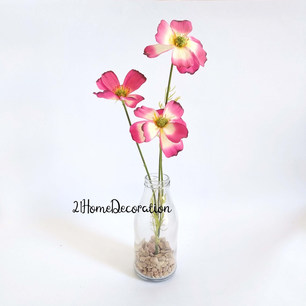 AF07 Bunga Cosmos Artificial Flowers Bahan Buket Bunga Backdrop