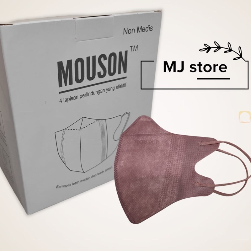 Masker DUCKBILL MOUSON/WEMASK/Warna Garis (MIRIP SENSI) HARGA GROSIR TERMURAH