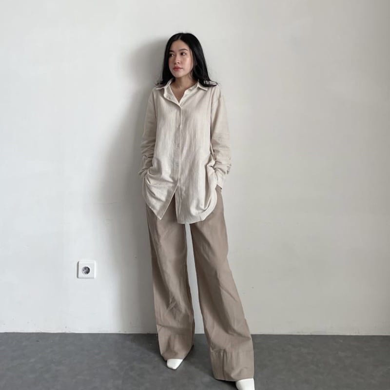 GFS RESTOCK 990 OVERSIZE LINEN SHIRT