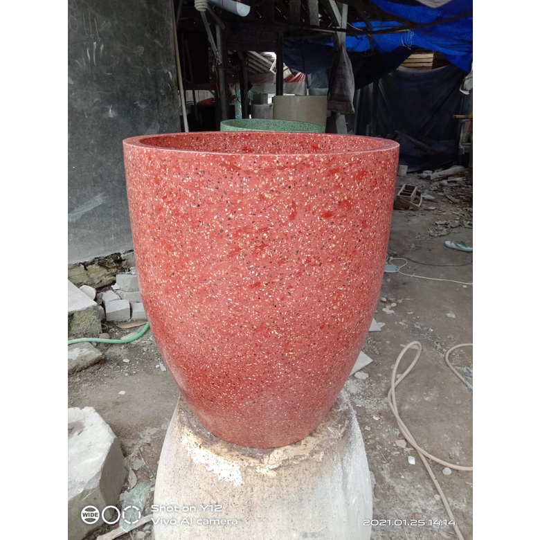 Bak Air Kamar Mandi Gentong Batu Teraso