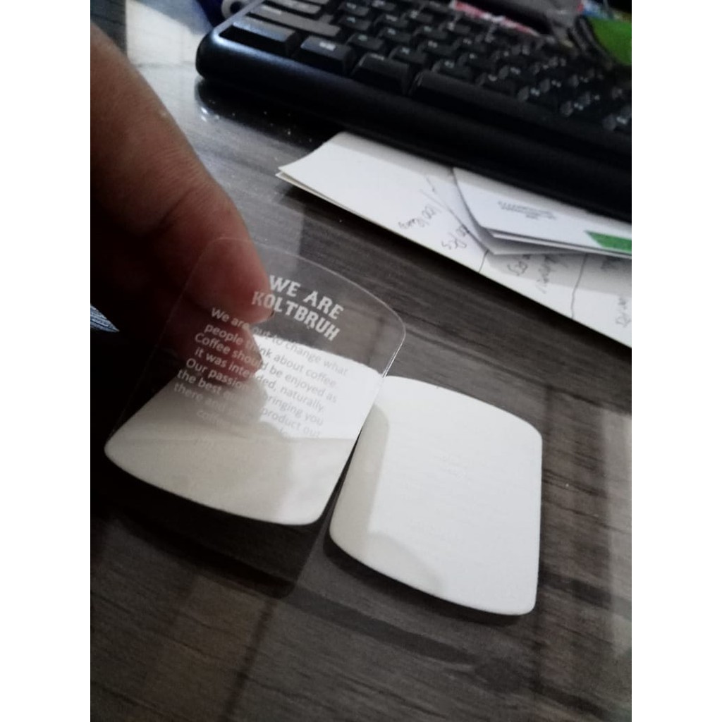 

Cetak Stiker Transparan Tinta Putih