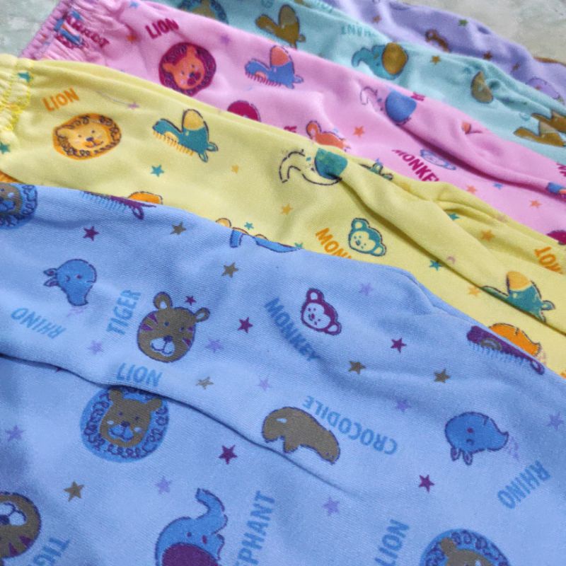 SNI Celana panjang anak bayi warna motif halus tebal baby newborn baru lahir