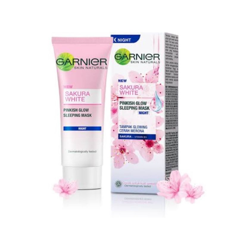 Garnier Sakura White Pinkish Glow Sleeping Mask Night