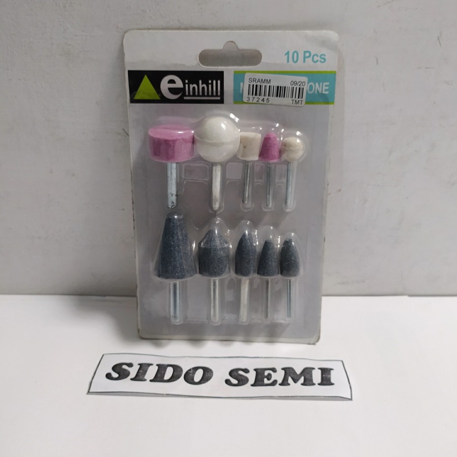 Batu Mata Gerinda Set Bor Tuner Osco Asah Poles 10pcs Einhill