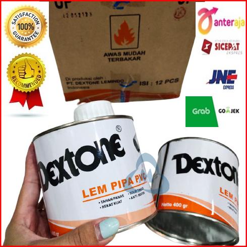 

Lem Pipa Dextone Kaleng 400Gr - Lem Pipa Kuas Koas / Bukan Isarplas
