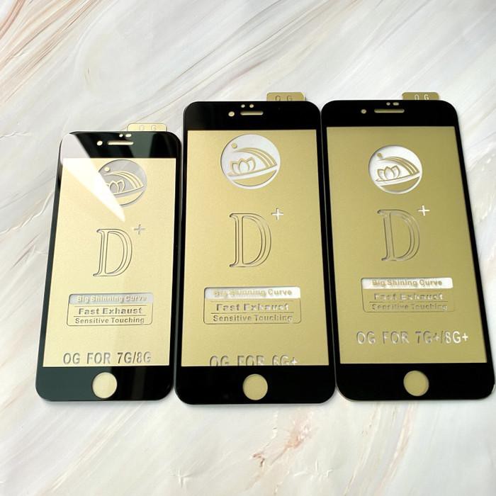 Unik 9D TEMPERED GLASS Iphone 6/6plus 6S/6S plus 7/7plus 8/8Plus PREMIUM - IPHONE 7 Murah