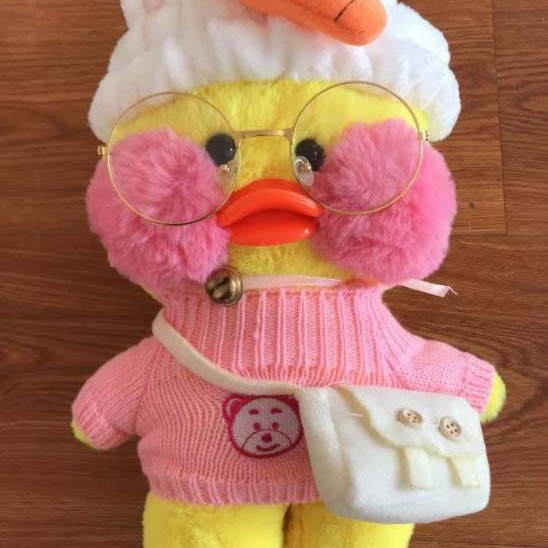 MOMBABY1 Kado boneka anak Lalafanfan fanfanchu / Boneka bebek lalafanfan