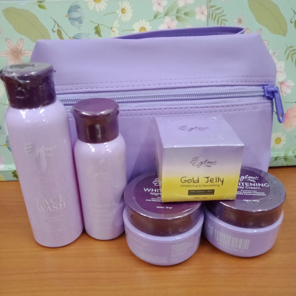 Jual Paket E Glow Dan Gold Jelly E Glow Original Paket Lengkap Membantu Mencerahkan Wajah