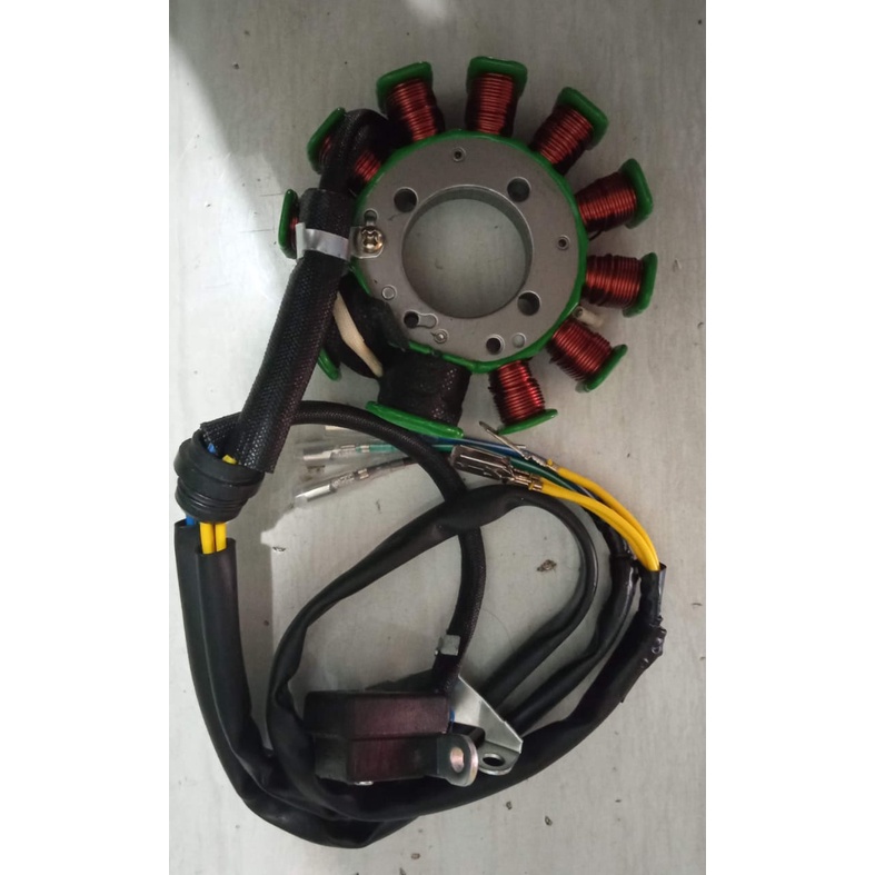 TERMURAH SPUL STATOR ASSY 11 POLE UNTUK VIAR,JIALING,NOZOMI,TOSSA