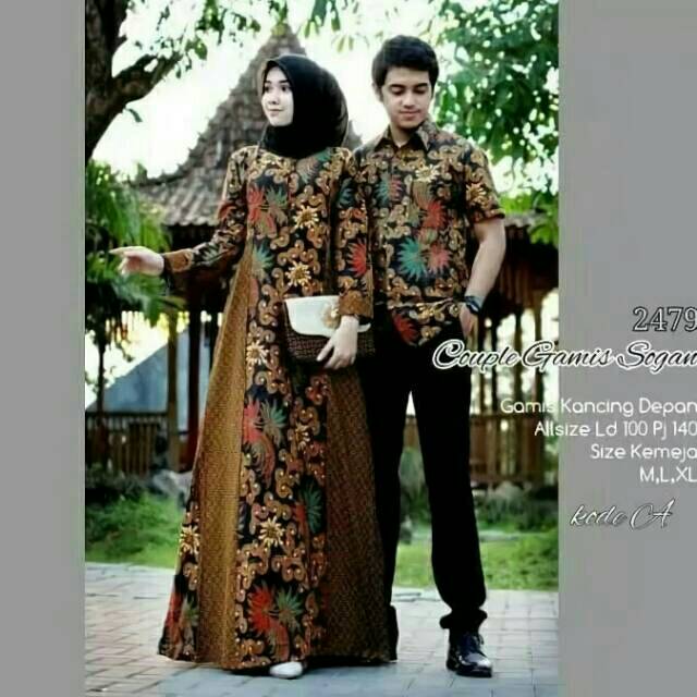 Maura Couple - Sania Ruffle Batik Couple Ori Ndoro Jowi DNT Garansi Termurah Shopee - SHOPASHOP SOLO-1