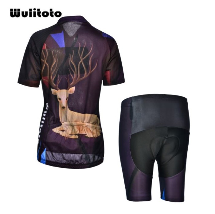 Jersey Set Sepeda Wanita WULITOTO Premium Quality