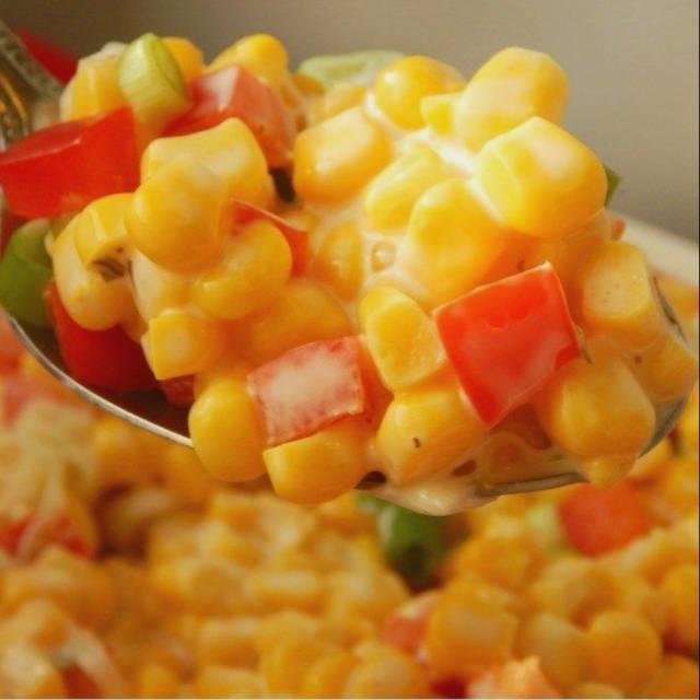 

Corn creamy salad