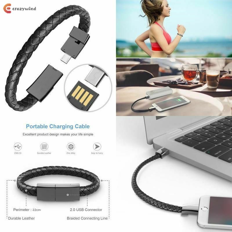 Kabel Data Charger Usb Tipe C Model Gelang Sport Bahan Kabel Data Charger Usb Tipe C Model Gelang Sport Bahan