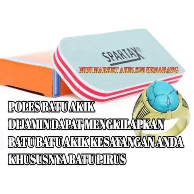 SPARTAX SPON PENGKILAP BATU AKIK PIRUS