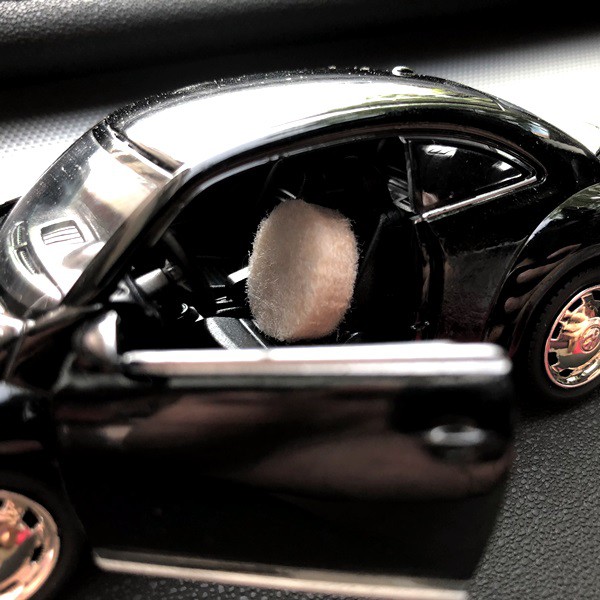 Parfum Parfume Pewangi Pajangan Miniatur Dashboard Mobil VW BEETLE MERAH HITAM Limited Edition