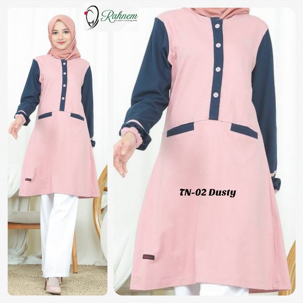 Rahne Atasan Tunik  / TN - 02 / Fashion Muslim