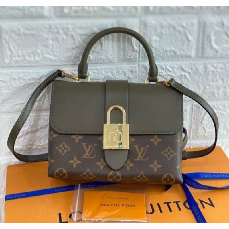 tas LV locky monogram Swift original leather 21cm