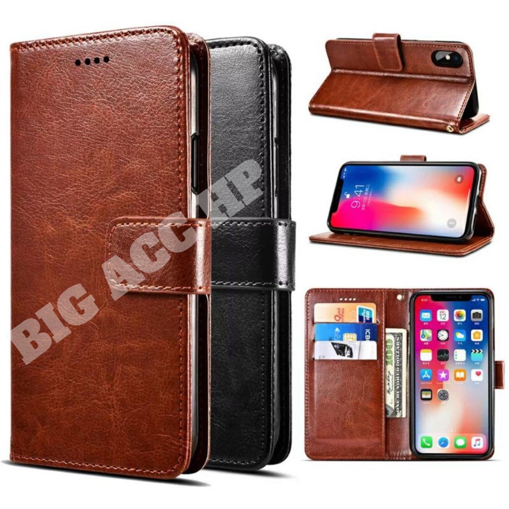 Sarung Flip Case Wallet Dompet kulit Oppo RENO 6 5 PRO 5F 4 PRO 4F 3 PRO 2F 4G 5G