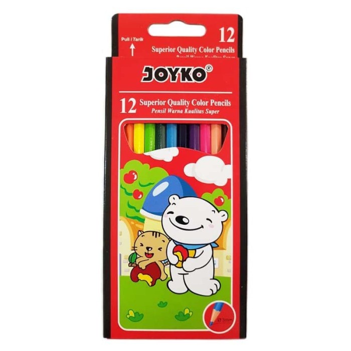 

Berkualitas Pensil Warna Joyko 12 Warna Limited