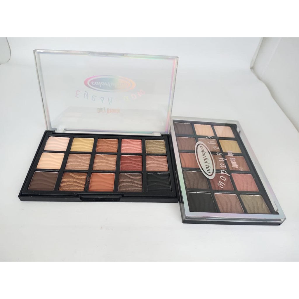 EYESHADOW ONLY BEAUTY 15 Colors Eyeshadow Palette Bright Lux&amp;Neturals&amp;Twilight&amp;Tropical