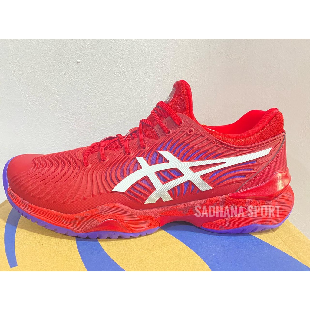 Sepatu Tenis ASICS COURT FF NOVAK Cranberry/White