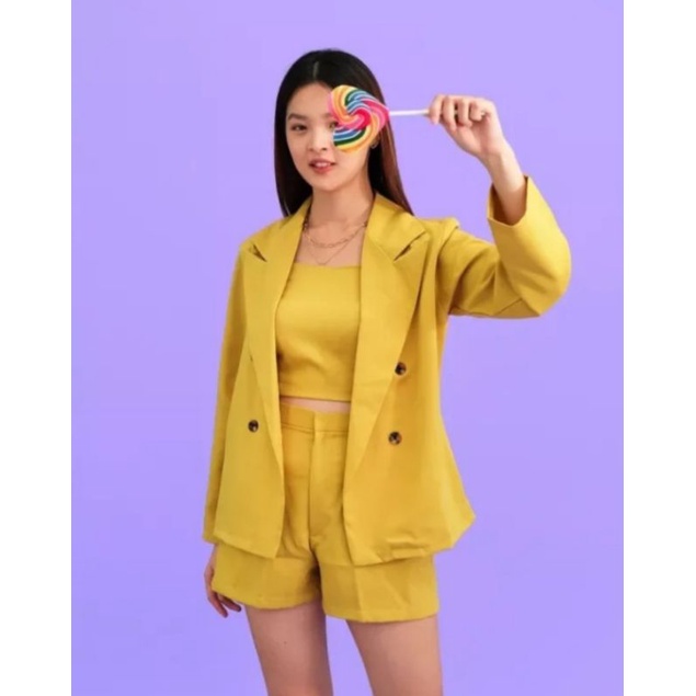 Jas Wanita Korea Jas Wanita Formal Blazer Wanita Korea Blazer Wanita Set Blazer Casual Wanita