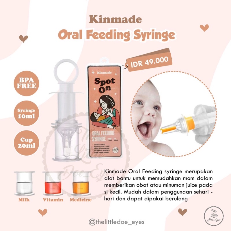 Kinmade Oral Feeding Syringe